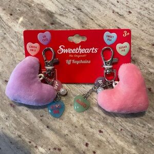 Sweethearts BFF Keychains - Pink and Purple